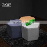 ZJF Creative Hexagon Leather Bar Stool New Design thumbnail-1