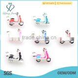 Wholesale Black Motorcycle Design Custom Charms, Zinc Alloy Custom Jewelry Made Charms thumbnail-2