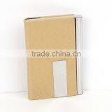 Promotion Elegant Pocket Aluminum Leather Metal Business Name Card Holder thumbnail-5