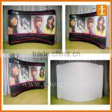 Exhibit Display Hook and Loop Fabric Pop up Backdrop Stand Banner Stand 3X3
