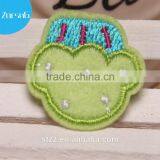 embroidered fabric iron on patches embroidered patch in china