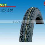Newest Design 2.25-17 4PR Motorcycle Tire With Mixed Pattern