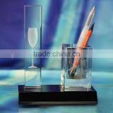 Crystal Pen Holder With 3D Laser Engraved Crystal Crafts thumbnail-1