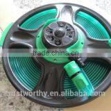 50Ft Flat Hose With Two End Plastic Quick Hose Connector 8 Pattern Sprinkler Hose Reel thumbnail-2