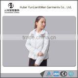 Creamy White Woman Goose Down Jacket for Winters thumbnail-1