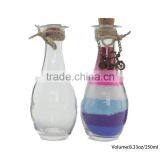 250ml Empty Cork Stoppers Perfume Glass Bottles,Airtight Cork Lid Drift Glass Bottles thumbnail-6