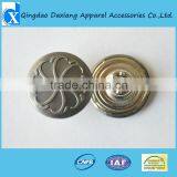 Stylish Hot Sale Black Jeans Shank Button