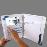 Artificial Handmade 7inch Lcd Video Ring Binder ,video Folder With Lcd ,custom Video Brochure thumbnail-6