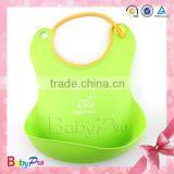 2014 Hot Sale Novelty Silicone Easy Baby Waterproof Bib thumbnail-1