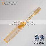Best Design Orange Transparent Folding Travel Toothbrush Disposable Hotel Tooth Brush thumbnail-2