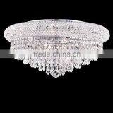 Antique Gold Crystal Drop Decorative Ceiling Light Fixture for Restaurant thumbnail-2
