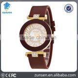 2016 Wholesale 8 Colors Brand Dress Casual Clock Female Relogio Watch Diamond Wristwatches Luxury Quartz Women Silicone Watches thumbnail-1