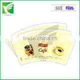 100% wood pulp single/double side PE coated paper for cup