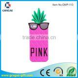 3D Pineapple Shaped Silicone Mobile Phone Case for IPhone thumbnail-1