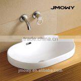 Above Counter Oval Ceramic Hand Wash Sink thumbnail-1