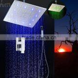 Mixer Cold and Hot Square Rainbow Head Shower Water Valve for Bath Luxury Bathroom Accessories Rainfall Shower Faucet Set thumbnail-1
