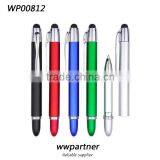 LED MINI Metal Pen Flashlights With Separable Cap, Stylus Pen thumbnail-5