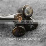 FASHION NEW IN RESION BUTTON WITH LASER PRINTING HOT SALE HORN TOGGLE BUTTON