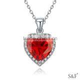 17608 Red Heart Shape Necklace