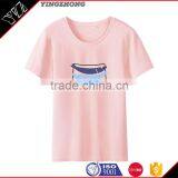 Manufacturer China Custom Women's Clothing Cotton Loose Bluk Custom t Shirt Latest Shirt Designs for Women thumbnail-2