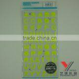 Gold Glitter Alphabet Stickers - Scrapbooking Letters thumbnail-1