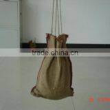 Drawstring Small Jute Bag thumbnail-1
