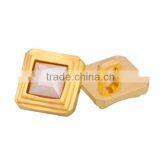 Elegant Fashion Square Shape Pearl Color Stone Shank Plastic Button thumbnail-3