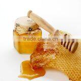 380ml Hot-selling Six Arrises Shape Honey Bee Glass Jar thumbnail-2