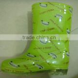 lovely children transparent boots cheap kids pvc rain boots