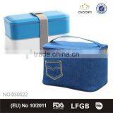 Kids Cute Bag Canvas 1.5L Cool Bag With Matched Bento thumbnail-2