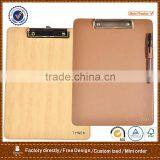 High Quality PU Writing Board With Notepad/menu Folder