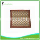 Brown Border Square Bamboo Cup Coaster