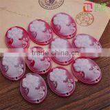 2015 Resin Emstone Cabochons,wholesale Gemstone Cabochons With Two Hole Cameo thumbnail-2