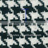 Swallow Gird Wool Fabric ,large Black/white Swallow Gird