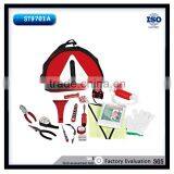 36pcs Emergency Tool Kits Auto Fuses and Tire Gauge Siphon 6'' Slip Jonint Pliers