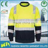 ANSI/ISEA High Visibility Protective Crew Neck Sweatshirt Manufacturer Conforms to EN471 Class3 thumbnail-1