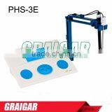 Aquarium pH Meter Benchtop PH-mV-Temp Meter PHS-3E , 0 to 18pH Range, 0.01 Resolution English Operation Panel