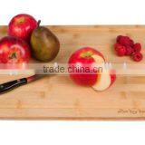Factory Sale FSC&BSCI Bamboo Dinning Table Wooden Apple Fruit Tool Cutting Chopping Gift Board thumbnail-1