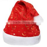 Hot sale christmas hat, santa clause hat, christmas decoration, hot stamping hat