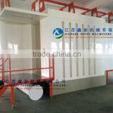 Engineering Plastic PVC Electrostatic Powder Coating Spay Booth