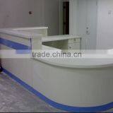 2016 Hot Saleing Long Round Reception Desk Modern Salon Reception Desk Curved Reception Desk thumbnail-4
