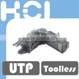 Taiwan Manufacturer EZ RJ45 8P8C UTP Solid and Stranded Modular Plug for Cat 6 Cable