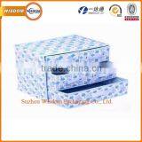 Cute Fashion Colorful Fabric Non Woven Drawer Storage Box