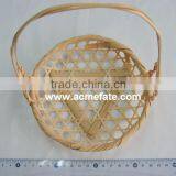 Wholesale Eco-friendly Natural China Bamboo Handle Baskets