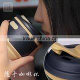 Portable Foldable Coffee Mugse Traveling Mugs Tazas Tea Cup Silicone Coffee Mugs thumbnail-1