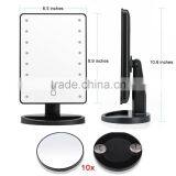Makeup Mirror With 18 LED Light Desktop Mirror thumbnail-3