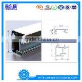 China aluminum factory high quality aluminum extrusion profile for LED light advertising light boxes