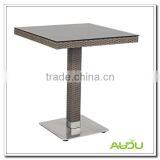 AUDU Cafe Table/Resin Wicker Indoor Cafe Table thumbnail-1