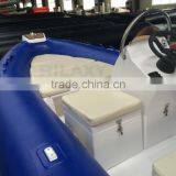 Rigid Inflatable Fiberglass Pontoon Boat thumbnail-4