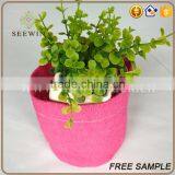 Decorative Colorful Plastic Jute Flower Bag Garden Flower Pot thumbnail-4
